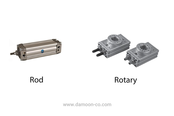 تفاوت جک چرخشی با جک خطی پنوماتیک