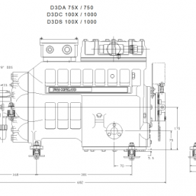 ابعاد کمپرسور کمپرسور کوپلند 7.5 اسب بخار