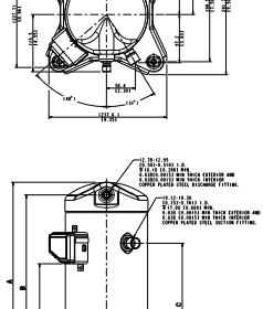 ابعاد کمپرسور اسکرال کوپلند ZR36 سه فاز