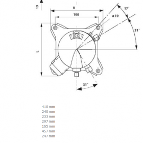 ابعاد کمپرسور اسکرال کوپلند ZR61 سه فاز