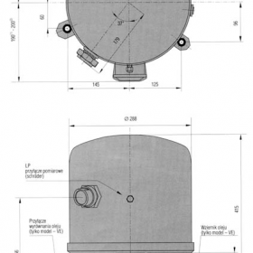 ابعاد کمپرسور MT64