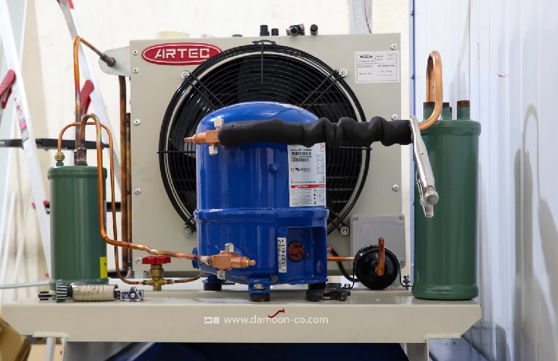 کندانسینگ یونیت سردخانه کانکسی یا سردخانه سیار