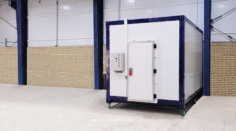 جا به جایی یخچال سردخانه چرخدار