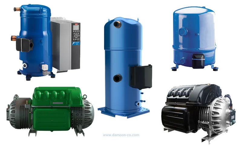 انواع کمپرسورهای دانفوس