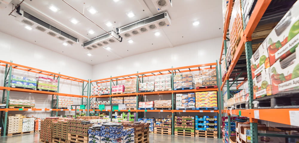 چیدمان مواد غذایی در سردخانه