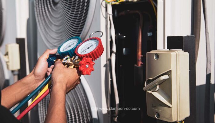 سنجش فشار گاز کولر در سیستم تهویه مطبوع