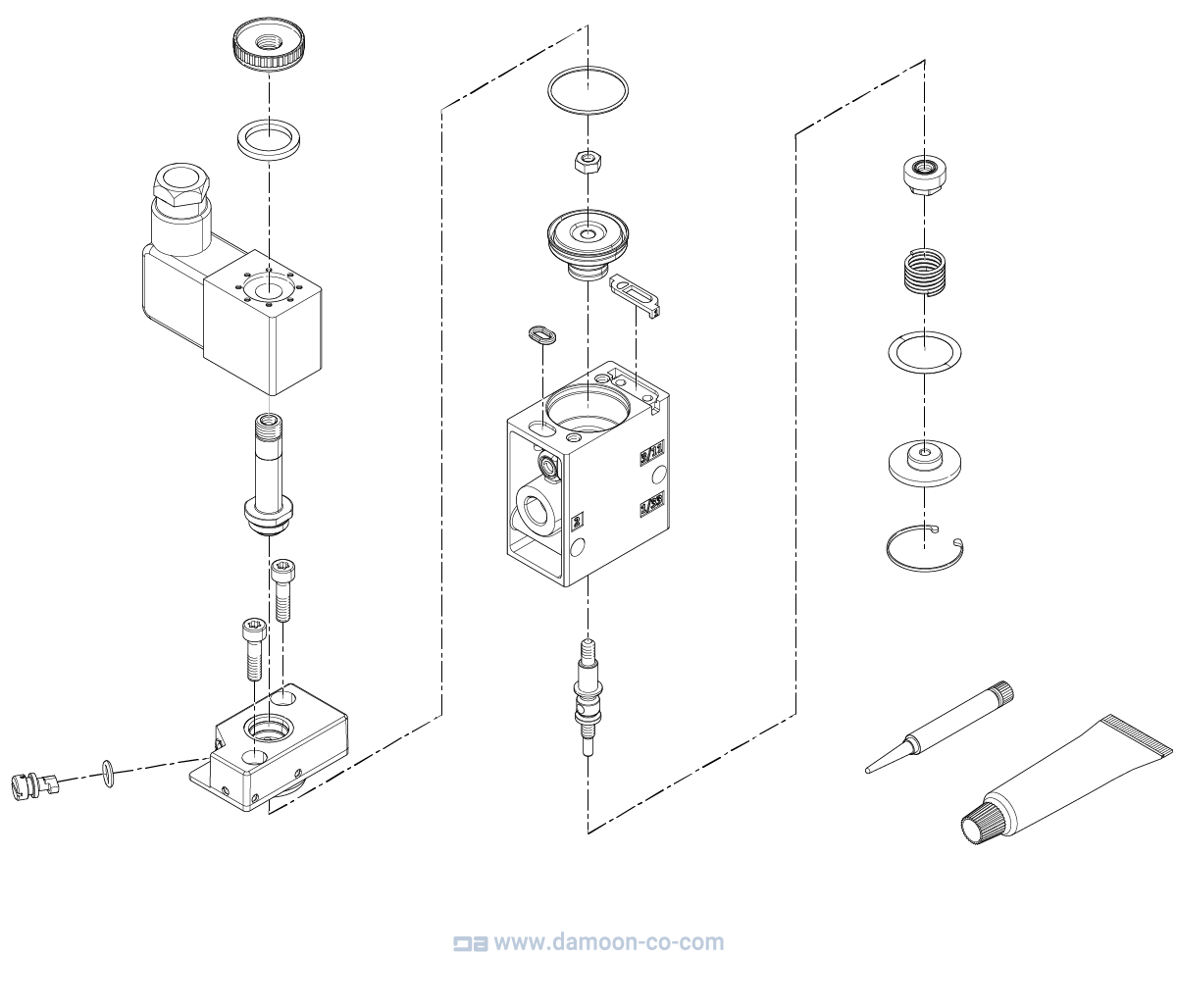 نمونه قطعات یدکی شیر برقی فستو