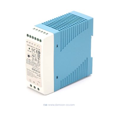 منبع تغذیه سوئیچینگ مینول ۱۲ ولت ۵ آمپر پاوران MDR-60-12 منبع تغذیه سوئیچینگ مینول ۱۲ ولت ۵ آمپر پاوران MDR-60-12