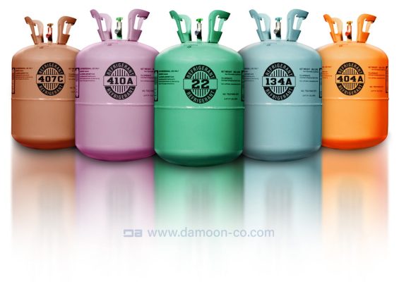 انواع کپسول های گاز مبرد