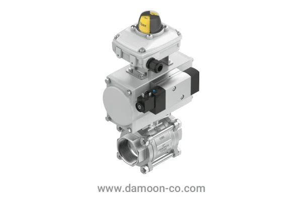 مجموعه شیر توپی فستو (Ball valve assembly)