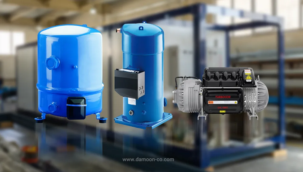 مدل‌های مختلف کمپرسورهای دانفوس چه ویژگی‌های دارند؟